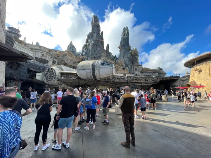 The Millennium Falcon at Galaxy's Edge