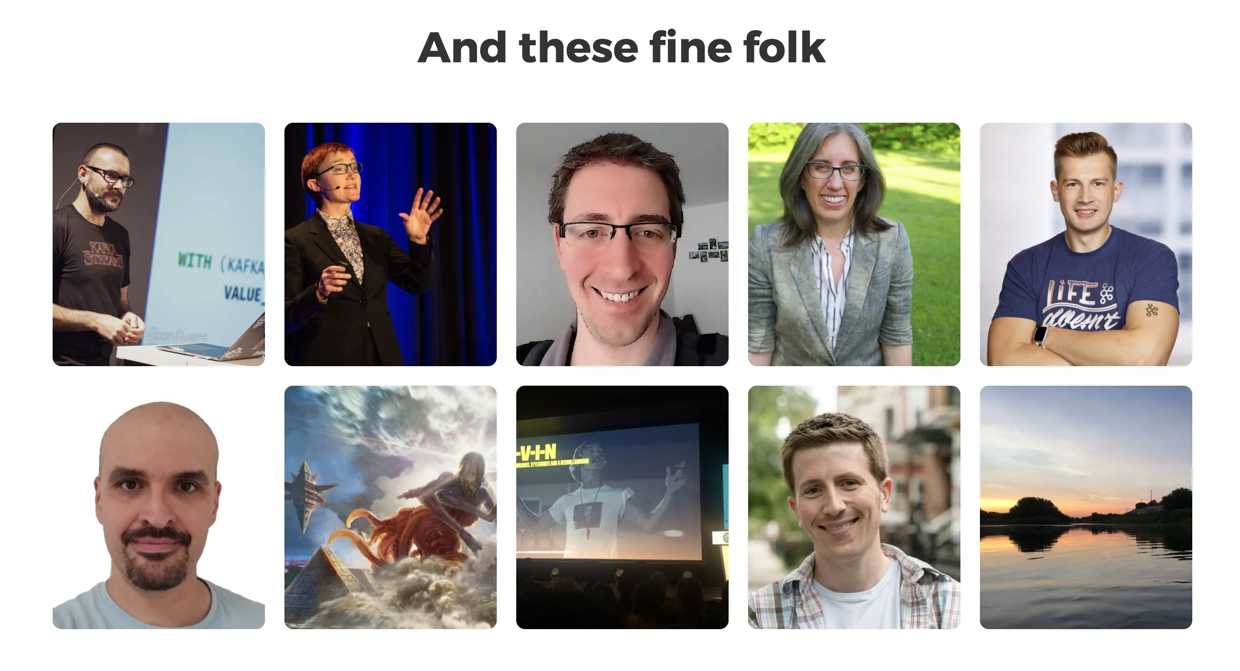 Noti.st featured presenters